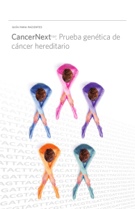 Prueba genética de cáncer hereditario