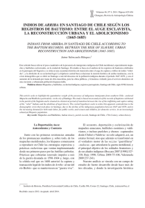 indios de arriba en santiago de chile según los registros