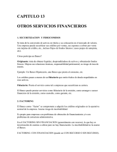 Cap. 13 OTROS SERVICIOS FINANCIEROS