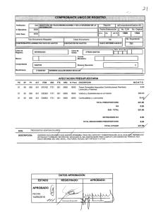 obante unico de regis - Ministerio de Telecomunicaciones y de la
