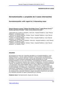 Dermatomiositis: a propósito de 3 casos interesantes