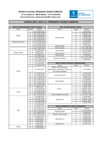 CURSOS 2014 -2015 C.C. FERNANDO LAZARO CARRETER