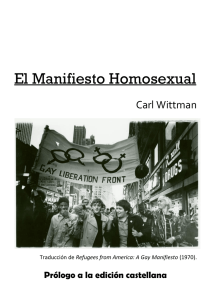 El Manifiesto Homosexual - Distribuidora Peligrosidad Social
