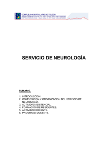 Neurología - Complejo Hospitalario de Toledo