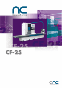 The CF-25 is a new bed-type milling machine developed by