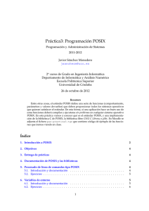 Práctica de programación POSIX