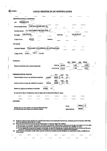 `€ =vH°—`- DATOS GENERALES DE IDENTIFICACIÓN