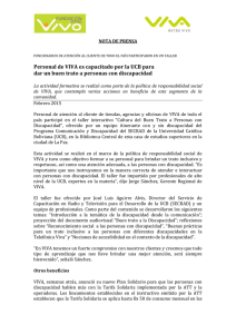 Personal de VIVA es capacitado por la UCB para dar un buen trato