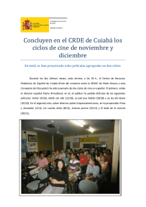 Concluyen en el CRDE de Cuiabá los ciclos de cine de noviembre y