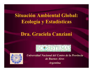 Situación Ambiental Global - Universidad Católica Argentina