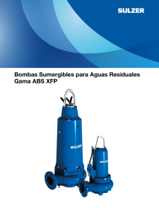 Bombas Sumergibles para Aguas Residuales Gama ABS XFP