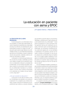La educación en paciente con asma y EPOC