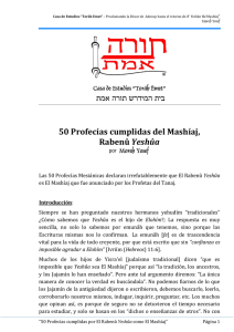 50 Profecías cumplidas del Mashíaj, Rabenû Yeshûa