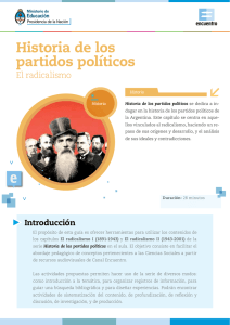 Historia de los partidos políticos
