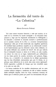 La formación del texto de - Anales de la Universidad de Chile