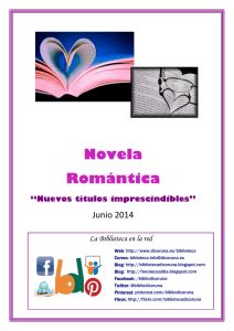 Novela Romántica - Bibliotecas Públicas