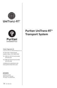 Puritan UniTranz-RT® Transport System