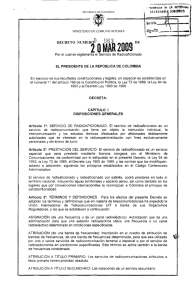 Decreto 963 de 2009