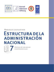 Manual Legislativo. Estructura Administración Nacional