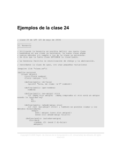 Ejemplos de la clase 24 - dccia