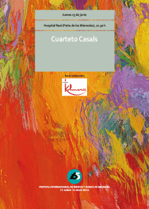 Cuarteto Casals - Accion Cultural Española