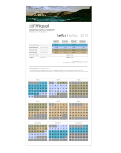 tarifes I tarifas 2015