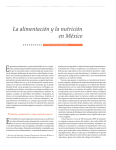 La alimentación y la nutrición en México