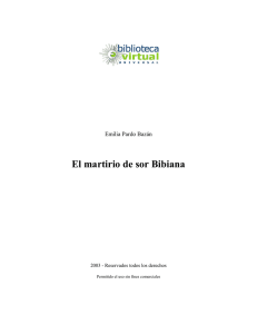 El martirio de sor Bibiana - Biblioteca Virtual Universal