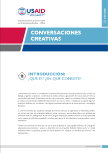 conversaciones creativas - Iniciativa para la Conservación en la