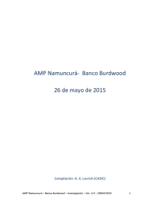 Documento del Taller Banco Burdwood-Namuncurá.