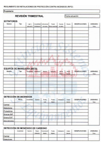 REVISIÓN TRIMESTRAL Fecha actuación: