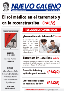 NUEVO GALENO MAYO - Federación Médica Ecuatoriana