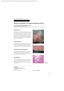Úlceras en paciente con leucemia linfocítica crónica