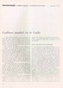 Gaullismo mundial sin de Gaulle