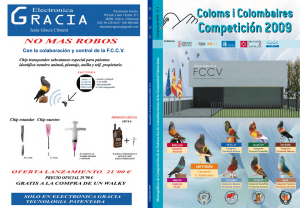 Anuari coloms i colombaires - Federación Colombicultura CV