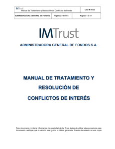 Manual de Tratamiento y Resolución de Conflictos de
