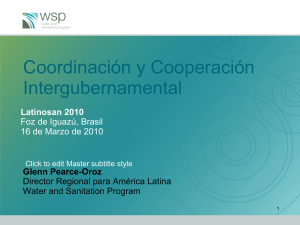 Coordinación y Cooperación Intergubernamental