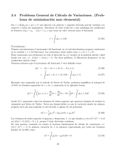 3.4 Problema General de Cálculo de Variaciones. (Prob