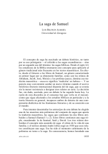 103. La saga de Samuel, por Luis Beltrán Almería