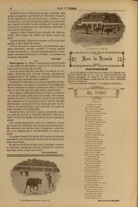 Page 1 8. PAN Y TOROS Al primer buey lo despachó de una