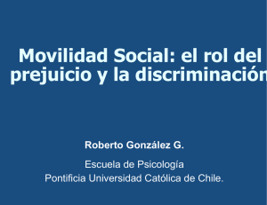 Movilidad Social: el rol del prejuicio y la discriminación