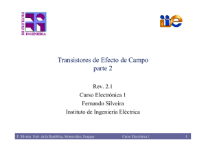 Transistores de Efecto de Campo