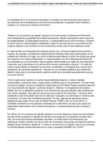 La Asamblea de IU en la comarca de Aguilar exige