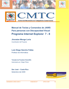 Programa Internet Explorer 7 - 8 - Profesor Luis Diego Sancho Fallas