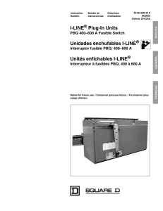 I-LINE Plug-In Units Unidades enchufables I