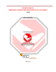 puerto rico: driving under the influence of alcohol 2015