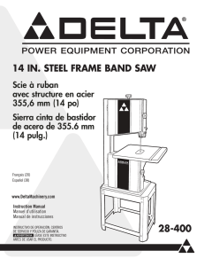 28-400 14 in. Steel Frame Band Saw