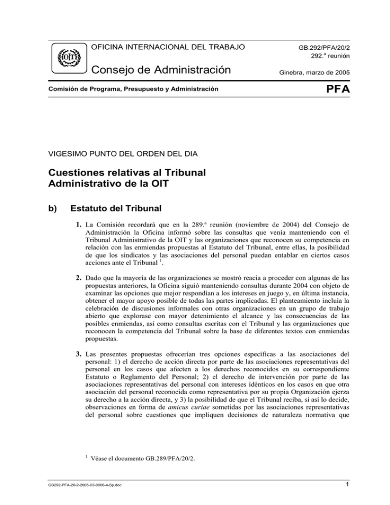 Consejo De Administración PFA