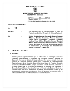 directiva permanente 16 de 2008