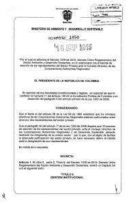 Decreto1850 elección de representantes del sector privado